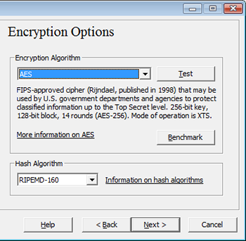 TrueCrypt Setup