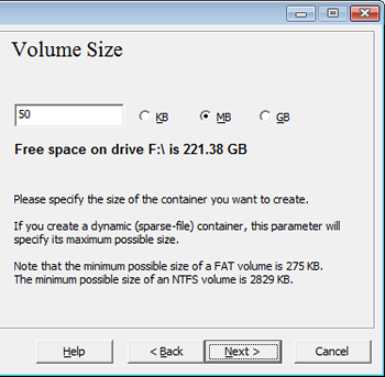 TrueCrypt Setup