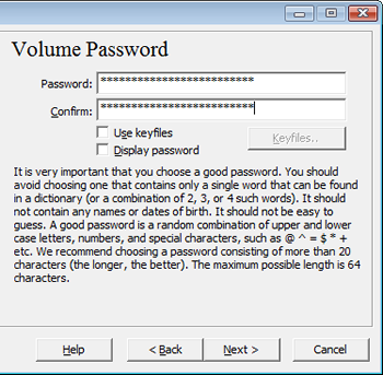 TrueCrypt Setup