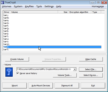 TrueCrypt Setup