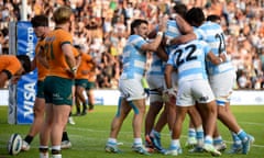 Argentina have run in nine tries to thump the Wallabies 67-27 with the biggest score that Australia have conceded in a men’s rugby union Test