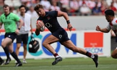 Henry Slade in action for England