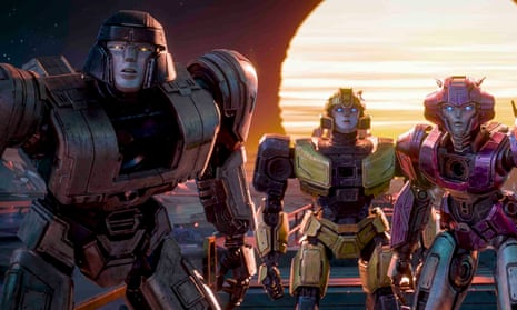 A still from Transformers One