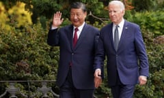 Joe Biden meets with Chinese President Xi Jinping in California in 2023.