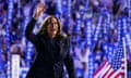 Kamala Harris appears at the Democratic National Convention in Chicago.