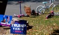 Lawn signs in Beverly Hills, Michigan on 5 September 2024.