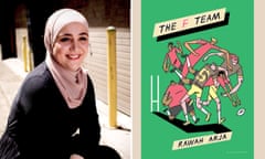 Author Rawah Arja with her new book The F Team for the Guardian Australia books podcast December 2021