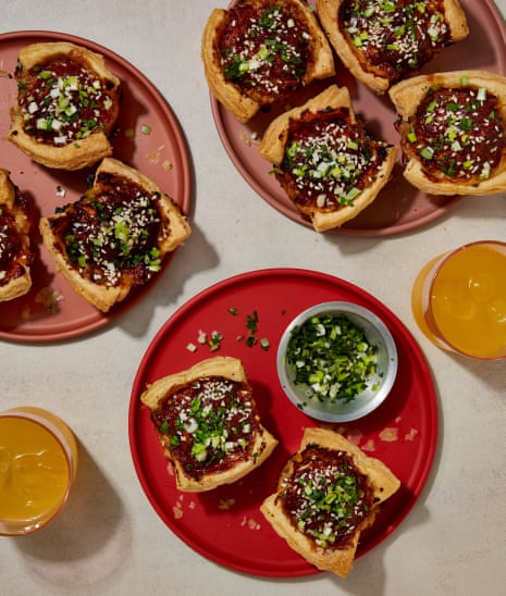 Yotam Ottolenghi's meatball pastry puffs.