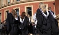 Graduates' High Heels<br>Talented young graduates from Imperial College London celebrate their education success with friends and families after their graduation ceremony at the Royal Albert Hall, on 19th October 2022, in London, England. (Photo by Richard Baker / In Pictures via Getty Images)