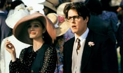 Hugh Grant with Kristin Scott Thomas in Four Weddings and a Funeral (1994)