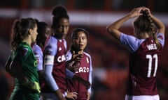 Asmita Ale (centre) is among the Aston Villa players who have taken the chance to study, in her case accounting and finance