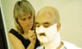 Lisa Westcott making up David Haig in Portrait of a Marriage.