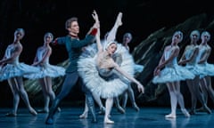 Marianela Nunez and Vadim Muntagirov in Swan Lake by the Royal Ballet at the Royal Opera House