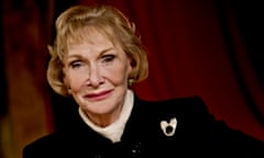 Sian Phillips portrait, wearing dark jacket.