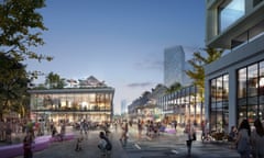 CGI images of Suzhou Creek, Shanghai