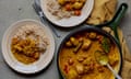 Rukmini Iyer's home-style black pepper and bay leaf chicken curry with tomatoes