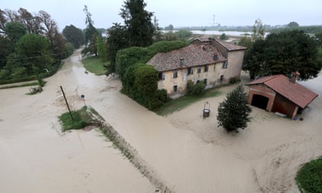 Storm Boris hits northern Italy, bringing severe floods – video