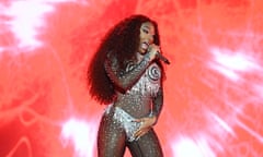 Rapper Megan Thee Stallion performs on stage