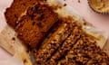 Meera Sodha's pumpkin and chocolate crumble loaf cake.