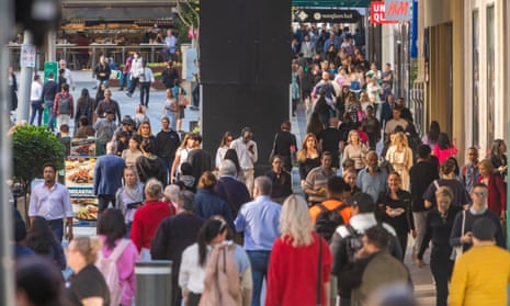 Shoppers in Brisbane