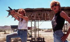 Susan Sarandon and Geena Davis in Thelma and Louise.