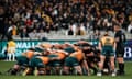 The Wallabies are 0-3 under Eddie Jones this year and the coach’s grand reboot of Australian rugby is still in flux after defeat to the All Blacks in Melborne.