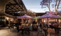 Alfresco dining at Emily Taylor in Warders Hotel, Fremantle (Walyalup)