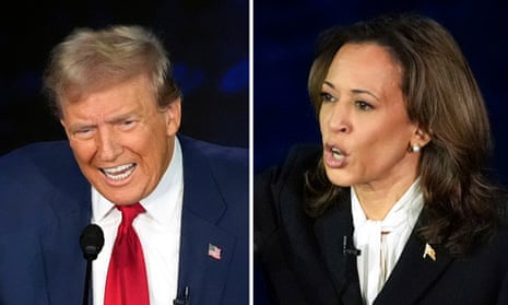 Harris v Trump: highlights of the presidential debate