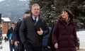 Keir Starmer and Rachel Reeves in Davos.