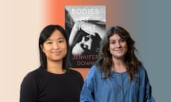 Image for Book It In Podcast featuring host Jane Lee with Jennifer Down ,and a copy of the book, Bodies Of Life.