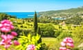 Scenic landscape of French riviera