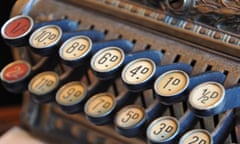 Antique cash register