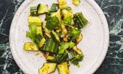 Tom Hunt's smashed cucumber salad