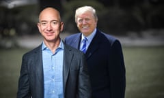 Jeff Bezos and Donald Trump COMPOSITE