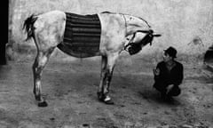 1. Josef Koudelka, Romania, 1968; from Josef Koudelka: Next (Aperture, 2023). Romania (Gypsy with Horse), 1968.