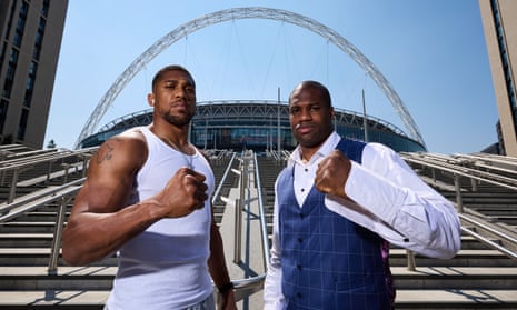 Anthony Joshua and Daniel Dubois will face off at Wembley Stadium on Saturday night.