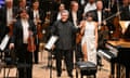 The LSO conducted by Sir Antonio Pappano peform Hector Berlioz Roman Carnival, Serge Rachmaninov Piano Concerto No 1(Yuja Wang: piano) Camille Saint-Saëns Symphony No 3, Organ Symphony (Anna Lapwood: organ) in the Barbican Hall on Sunday 15 Sept. 2024. Photo by Mark Allan