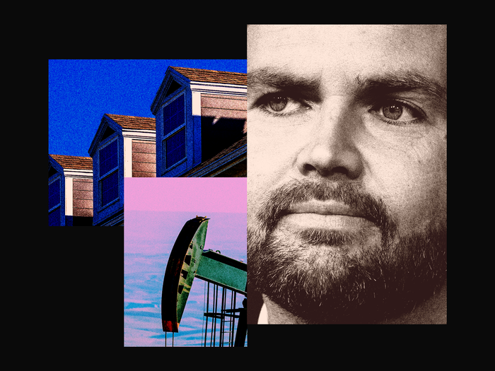 JD Vance, houses, and an oil rig