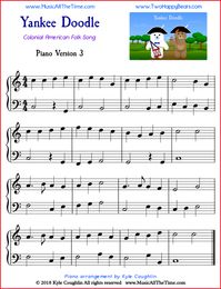 Yankee Doodle Piano Sheet Music