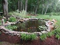 Small Water Ponds For Backyard | 21 Garden Design Ideas, Small Ponds Turning Your Backyard Landscaping ...