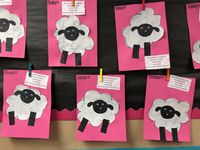 BaBa Black sheep craft for nursery rhyme theme