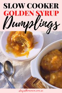 Slow Cooker Golden Syrup Dumplings - Stay at Home Mum