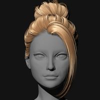 SSalon - Female Hairstyle B55 - The Sims 4 Create a Sim - CurseForge