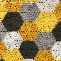 Honeycomb Crochet baby Blanket — Sum of their Stories Craft Blog