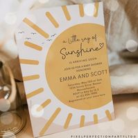 You Are My Sunshine Themed Baby Shower – Baby Shower Ideas 4U