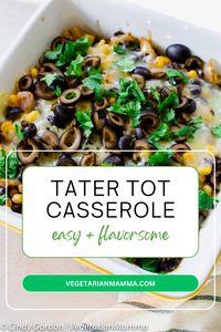 Spice up your dinner routine with the Mexican Vegetarian Tater Tot Casserole! This dish combines the comfort of tater tots with bold Mexican flavors, creating a hearty and delicious meal. Packed with vegetables and spices, it's a family-friendly dish that's both satisfying and nutritious. Perfect for a cozy night in or a festive gathering. #MexicanCuisine #VegetarianCasserole #ComfortFood #TaterTotDelight #FamilyDinne