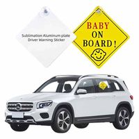 Sublimation Blanks Aluminum Sheet Car Warning Sticker – INNOSUB USA