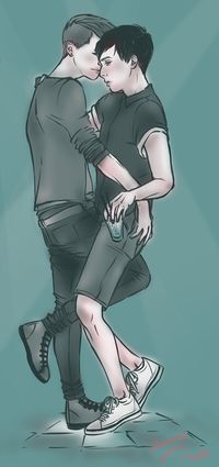 First completely digital illustration experience there isn’t a single pencil line IM SO SCAREDThe prompt was “drunk phan grinding on each other at a club” thanks kasperfinngrassi-hoying I want to use this prompt more than just one time cause drunk!phan is my fav phan so next time i am gonna go slightly dirtier since they’re supposed to be drunk but it was so awks jfcsend other prompts and i’ll see what to do :)>> not mine but AWESOME!!> fabulous