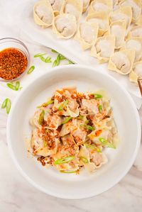 Pork and Shrimp Wontons - CJ Eats Recipes