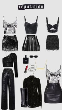 Reputation Taylor Swift inspo outfits🖤 #taylorswift #reputation #inspo #outfits